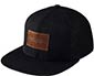 Bauer Leather Patch Snapback Cap black Senior one-size