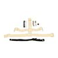 Product image CCM Backplate Straps for goaliemask & snaps boutons set