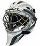 CCM Axis F5 goalie mask Junior white-black